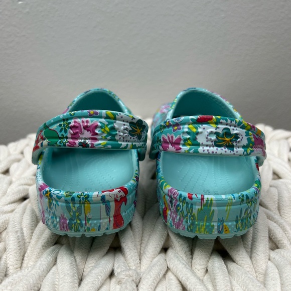 Disney Vera Bradley collaboration with Crocs kids Little Mermaid pure size C11 - Picture 5 of 10